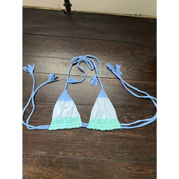 NEW MARTHA REY sol top in blue ombre - Picture 1 of 1